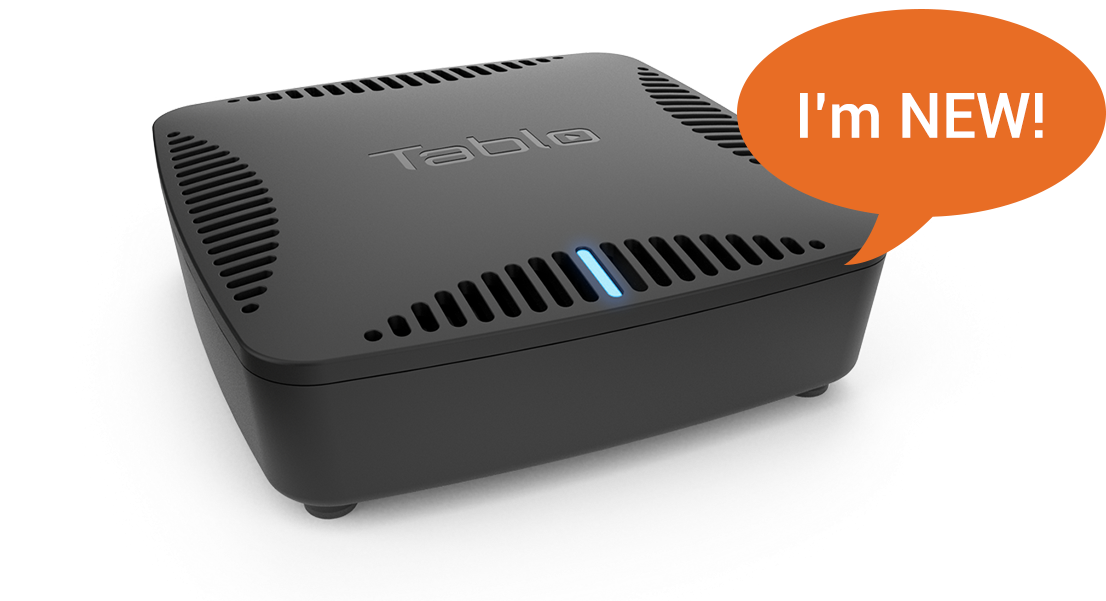 Tablo Dual New Ota Dvr - Tablo Dvr 2-tuner - Wi-fi - 64 Gb - Black (1260x600), Png Download