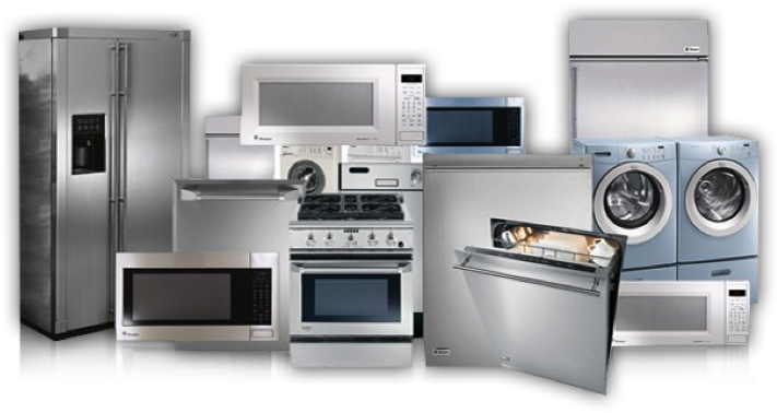 Repair Kitchen & Household Appliances - Home Appliances Transparent Background (1201x424), Png Download