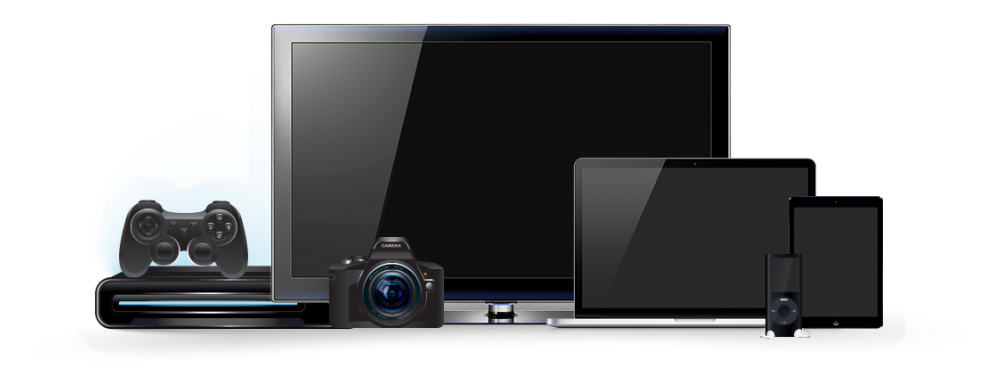 Electronic Download Png - Electronics Appliances Logo Png (1024x370), Png Download
