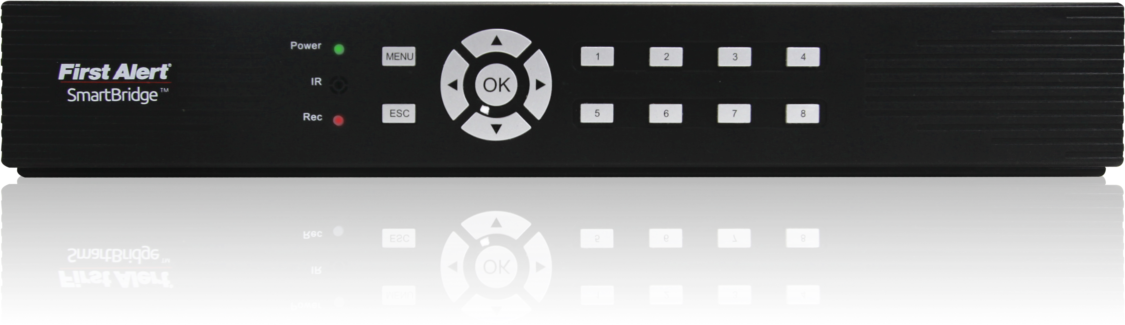 Dvr Front Panel - First Alert Smartbridge Dvr Video Security System, (4752x2240), Png Download