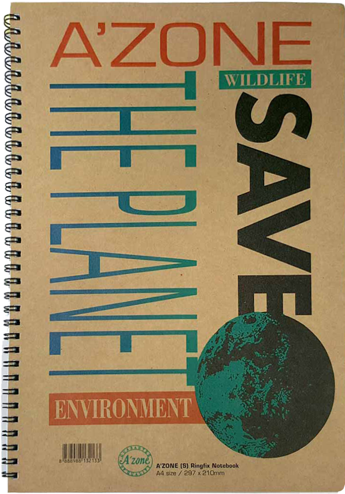 Azone Save The Planet Notebook - Notebook (1000x1000), Png Download