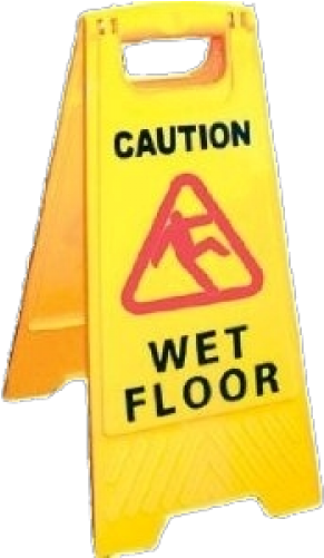 Safety Signs Wet Floor (500x500), Png Download
