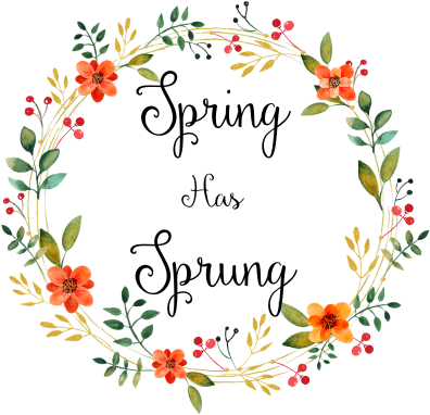 20 Mar - Merry Christmas, Featuring A Robin, Flowers And Berries (400x400), Png Download