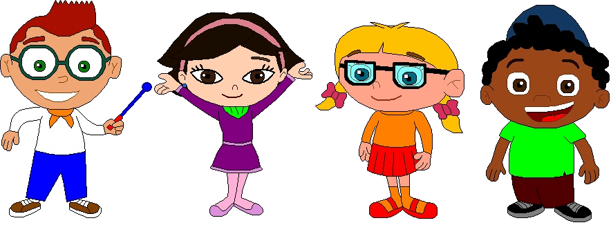 Little Einsteins Characters - Little Einstein Characters (884x326), Png Download