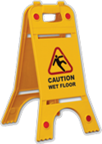 Display Wet Floor With Reflectors - Atentie Pericol De Alunecare (500x500), Png Download