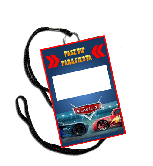 Invitación Para Fiesta O Pase Vip De Cars - Disney: Cars 3 Cd (651x652), Png Download