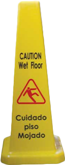 Tigerchef Cone Shape Caution Sign 27" (4 Pack)- (400x400), Png Download