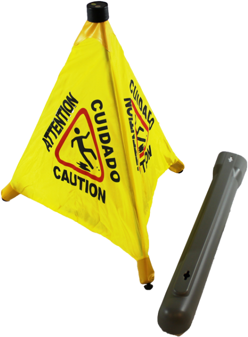 Impact Products 9182 Sign, Wet Floor - Impact Products 20" Pop Up Safety Cone - 1 Each - 20" (700x700), Png Download