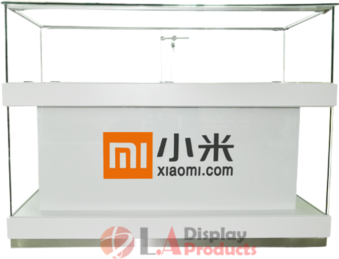 Mobile Phone Display Counter Display Glass Cabinet - Shelf (800x800), Png Download