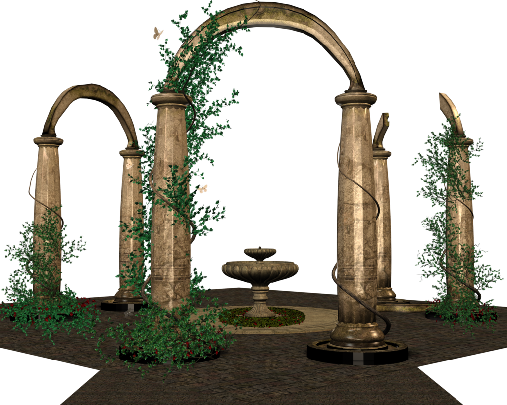Go To Image - Garden Png (1024x819), Png Download