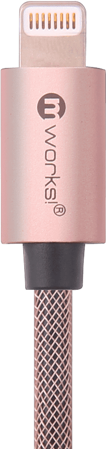 Braided Lightning Sync & Charge Cable - Mworks! Mpower! Braided Lightning Sync & Charge (1200x1200), Png Download