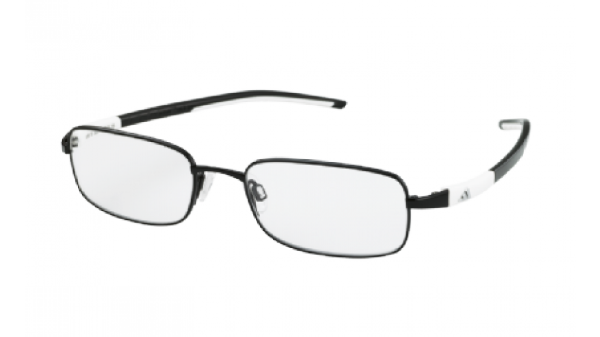 Adidas Kids A990 Black & White - Glasses Frame Adidas (870x489), Png Download