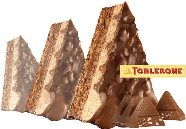 کیک الموندی تابلرون - Toblerone (650x439), Png Download