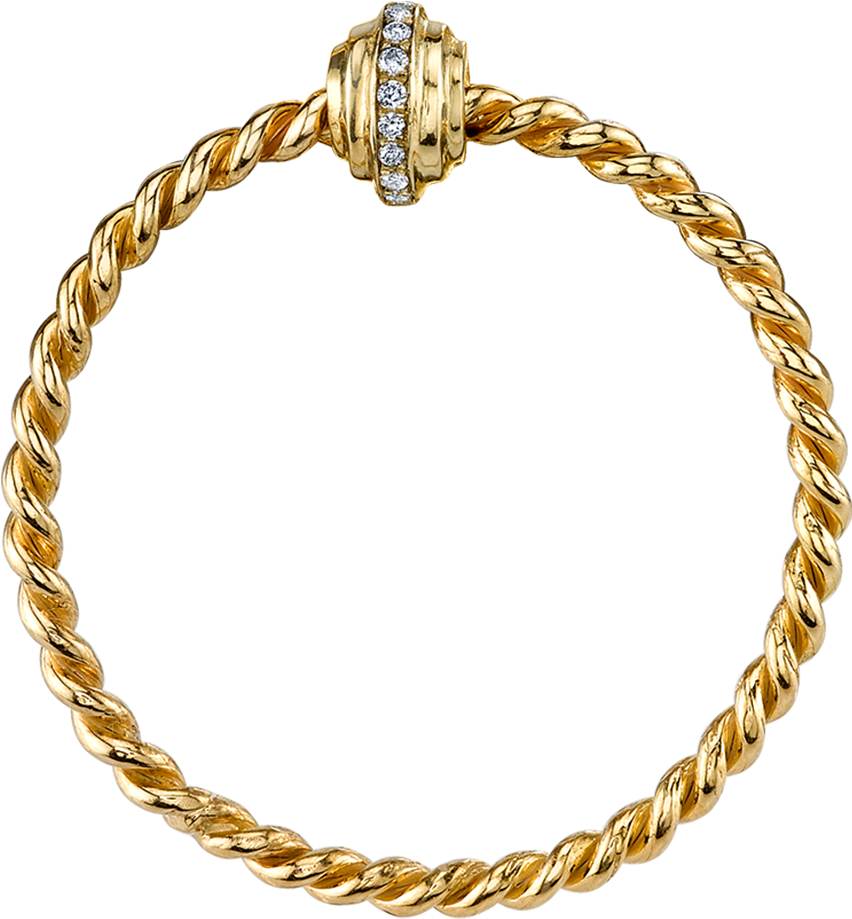 Small Diamond Door Knocker Earring - Swarovski Angelic All Around Set (1800x1800), Png Download