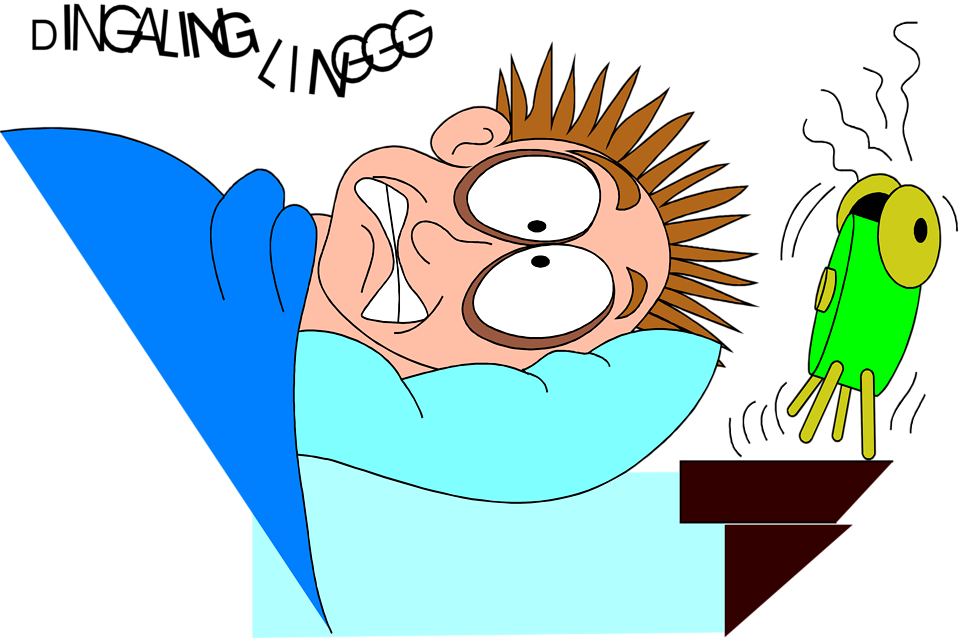 Free Stock Photos - Alarm Waking Up Cartoon (958x638), Png Download