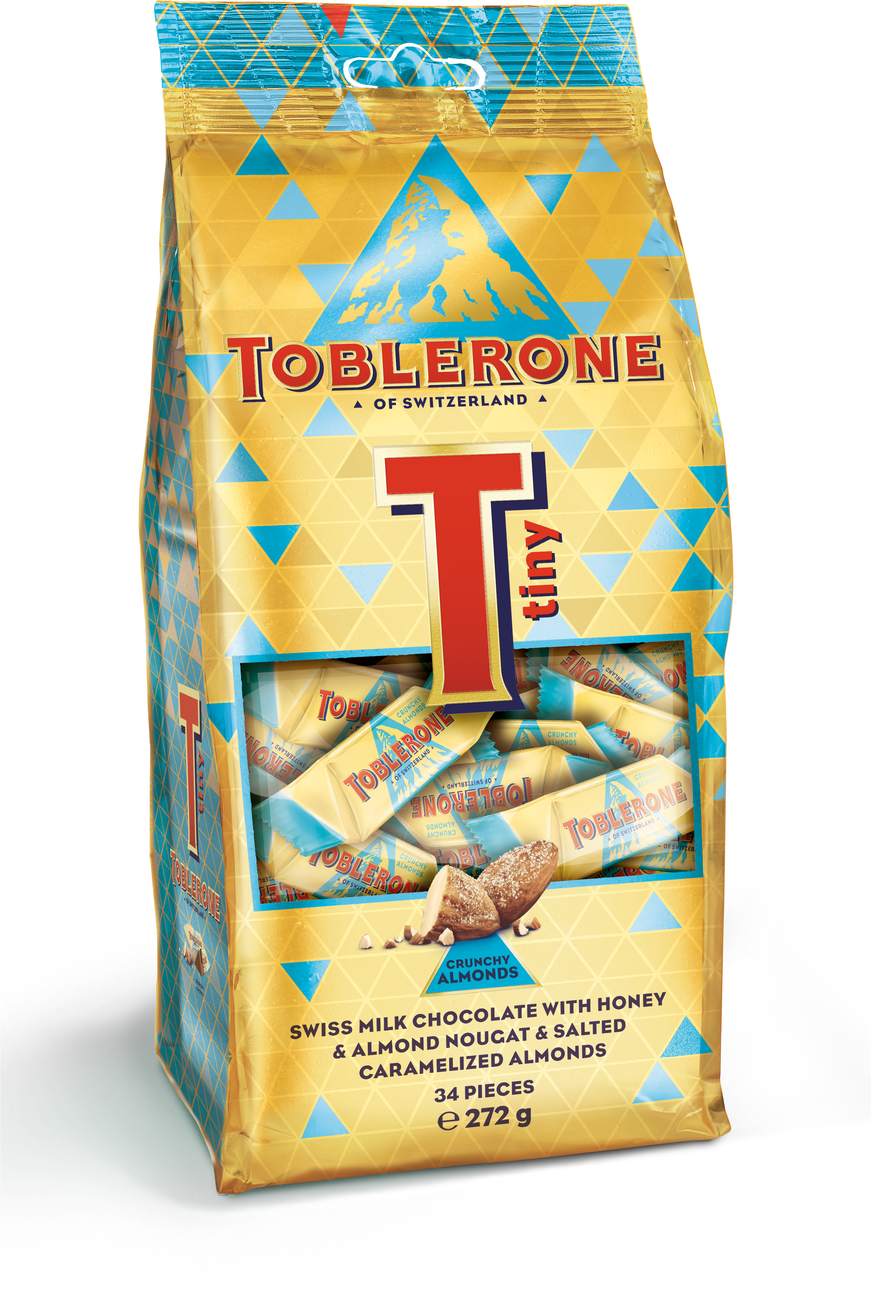 Toblerone - Toblerone Tiny Milk Chocolate 272g (2835x4724), Png Download