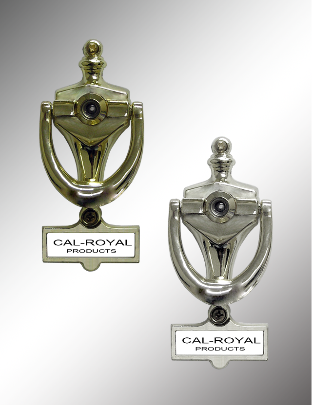 Download Door Knocker With 160° Viewer And Name Card Calroyal Dkn95