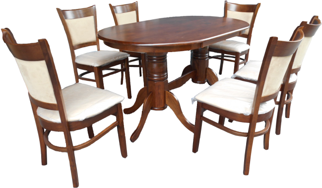 Juego De Comedor 6 Sillas Napoli - Dining Room (670x670), Png Download