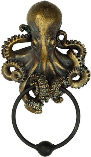 Octopus Door Knocker - Pacific Giftware 11601 Octopus Door Knocker (555x555), Png Download
