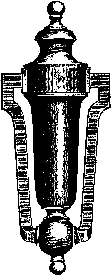 Free Door Knocker Digital Stamp - Illustration (660x1100), Png Download