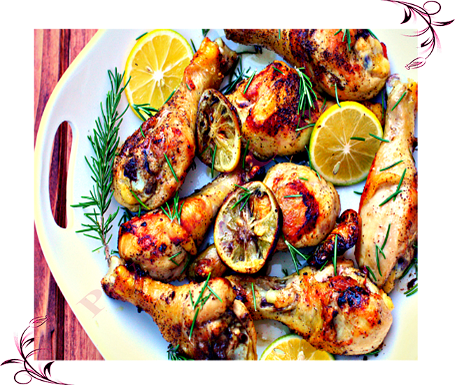 Chicken As Food (650x550), Png Download