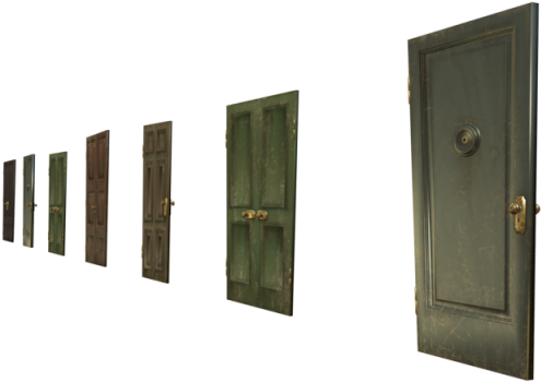 Door Hd - Surreal Png (640x360), Png Download
