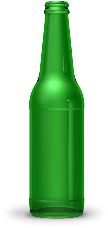 Botellas Para Cervezas 33 Cl - Glass Bottle (280x650), Png Download