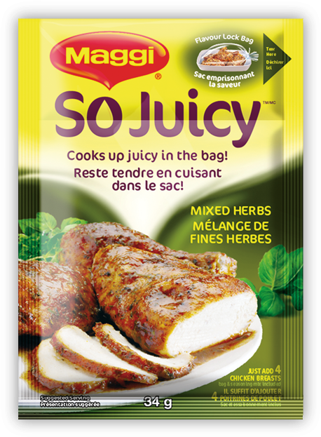 Alt Text Placeholder - Maggi So Juicy Mixed Herbs (600x675), Png Download