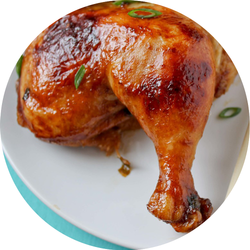 Roast Chicken - Chicken (500x500), Png Download