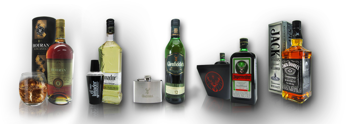 Botellas De Alcohol Png - Glass Bottle (1780x680), Png Download