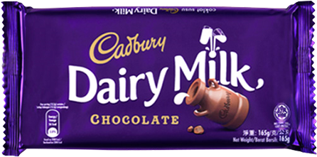 캐드베리 데어리 밀크 오리지날2 - Cadbury Dairy Milk Biscuits 110g (580x580), Png Download