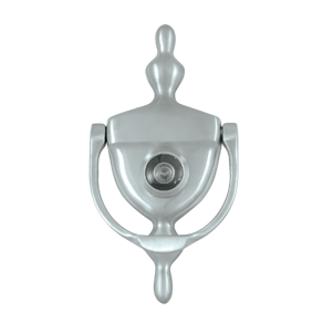 Deltana Door Knocker Viewer In Brushed Chrome Dkv630u26d - Deltana Door Knocker With Viewer; Brushed Chrome (grey) (300x400), Png Download