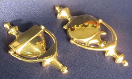 Door Knockers - Brass (510x600), Png Download