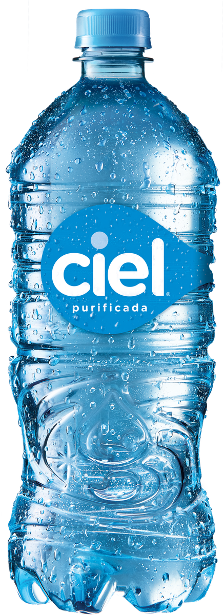 Botella Sustentable Ciel - Botella De Agua Ciel (437x1200), Png Download