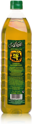 Greek Olive Pomace Oil / Pet Bottle 1l - Πυρηνέλαιο Αιγλη (500x500), Png Download