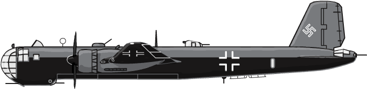 Another Brainchild Of The What Were They Thinking Department, - German Ww2 Bomber Png (729x208), Png Download