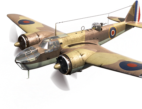 Bombers 1 Bg Bomber - English Ww2 Plane Transparent (463x372), Png Download