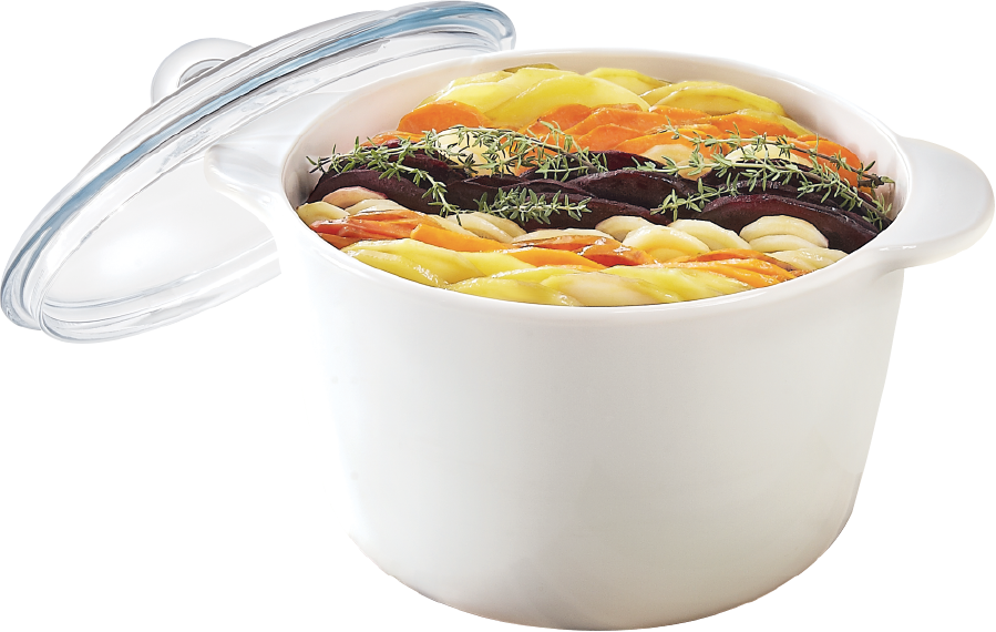 Pyrex Flame Vitro-ceramic Round Casserole Glass Lid - Pyrex Flame Vitro Ceramic (899x570), Png Download