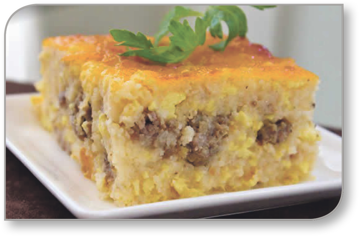 Easy Breakfast Casserole - Grits Casserole (1160x768), Png Download