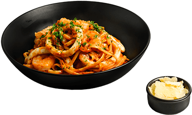 Prawn & Calamari - Pasta (400x400), Png Download