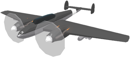 German Ww2 Heavy Plane - North American B-25 Mitchell (420x420), Png Download