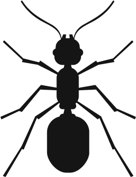 Icono-hormiga - Termite Queen Clipart Black And White Png (450x450), Png Download