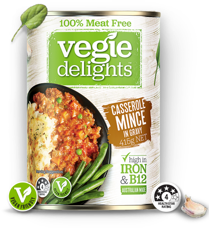 Casserole Mince In Gravy - Veggie Delight Mince (430x462), Png Download