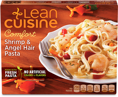 Shrimp & Angel Hair Pasta Shrimp & Angel Hair Pasta - Lean Cuisine Shrimp Angel Hair (400x400), Png Download