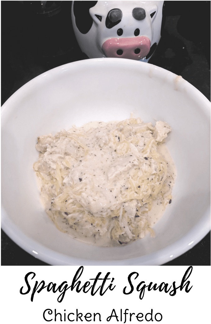 Chicken Alfredo Spaghetti Squash - Nachricht Von Samstagmittag: Roman [book] (735x1102), Png Download