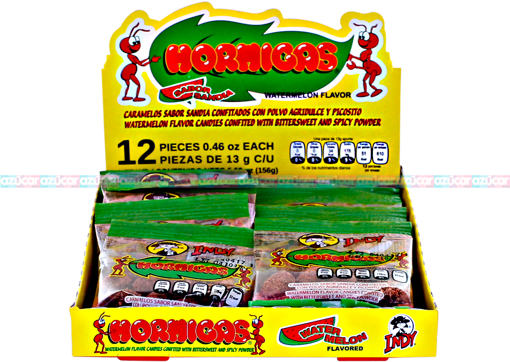 Indy Hormigas 54/12 Indy - Indy Hormigas Sabor Sandia - 6.36 Oz Box (1000x1000), Png Download