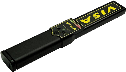 Hand Held Metal Detector (437x286), Png Download