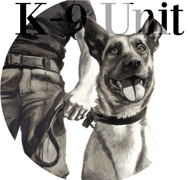 Police Dog By Nillamustikka-d95iuua - Police Dog (1024x738), Png Download