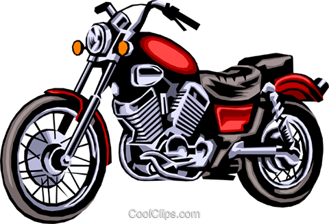 Motorcycle Royalty Free Vector Clip Art Illustration - Motor Bike Images Clip Art (480x327), Png Download