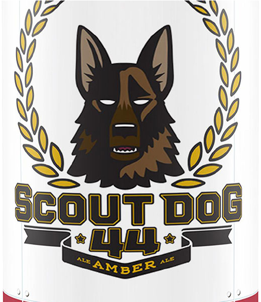 Veterans United Craft Brewery Scout Dog 44 Amber Ale - Beer (1200x600), Png Download